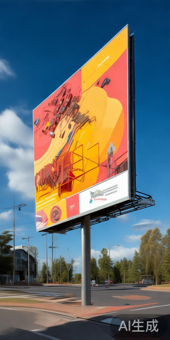 乐动体育广告牌创新设计 全面展示品牌形象与营销策略 同时,色彩搭配、品牌元素的个性化定制也凸显品牌特色